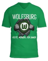Unisex Jersey SS V-Neck T-Shirt