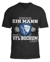 Unisex Jersey SS V-Neck T-Shirt