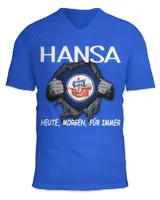 Unisex Jersey SS V-Neck T-Shirt