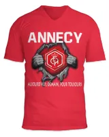 Unisex Jersey SS V-Neck T-Shirt
