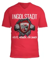 Unisex Jersey SS V-Neck T-Shirt