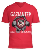 Unisex Jersey SS V-Neck T-Shirt