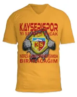 Unisex Jersey SS V-Neck T-Shirt